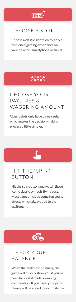 How Classic slots work