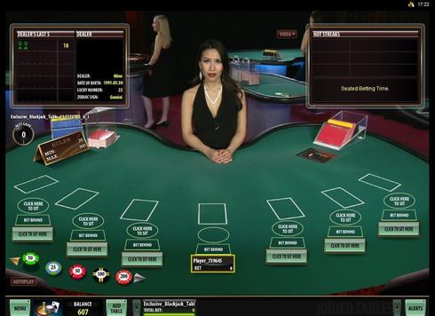 Live Blackjack Table